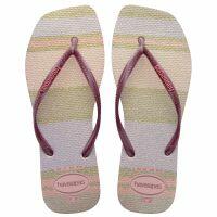 Chinelo Havaianas Slim Square Palette Glow Feminino