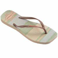 Chinelo Havaianas Slim Square Palette Glow Feminino
