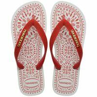 Havaianas Top Bordado Flor (37/38) - Vermelho Hibisco 1440