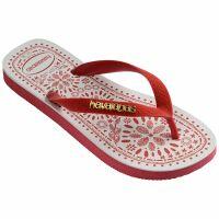 Havaianas Top Bordado Flor (41/42) - Vermelho Hibisco 1440