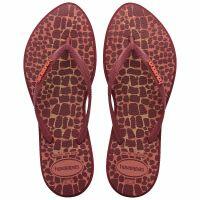 Chinelo Havaianas Point Trendy Amaranto Cayon Clay Feminino