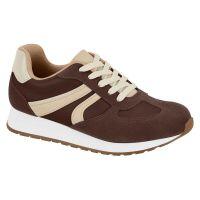Tênis Beira Rio 4339.101 (34-39) - Chocolate Ostra Branco Off 108796