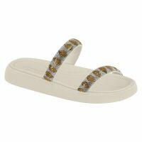 Tamanco Moleca 5469.342 (34-39) - Bronze/Branco Off 105561