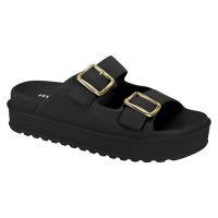 Tamanco Moleca 5577.100 (34-39) - Preto/Ouro Claro 17606