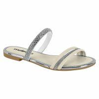 Tamanco Moleca 5585.202 (34-39) - Cristal/Branco Off 81189