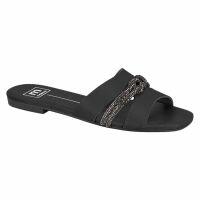 Tamanco Moleca 5586.103 (34-39) - Preto Preto Hematite 103698