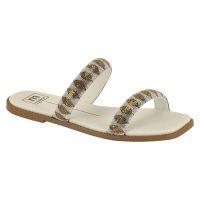 Tamanco Moleca 5594.100 (34-39) - Bronze/Branco Off 105561
