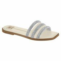 Tamanco Moleca 5594.101 (34-39) - Cristal Branco Off 81189