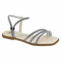Sandália Moleca 5594.104 (34-39) - Cristal Silver/Branco Off 91295