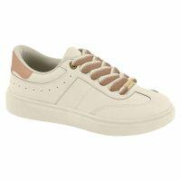 Tênis Moleca 5846.104 (34-39) - Branco Off/Nude 52987