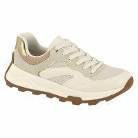 Tênis Beira Rio 4347.201 (34-39) - Branco Off Bege Dourado 111765