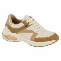 Tênis Modare 7414.100 (34-39) - Branco Off/Caramelo/Dourado 110529