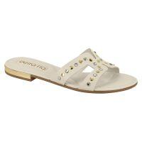 Tamanco Beira Rio 8263.996 (34-39) - Branco Off Ouro Claro 111561