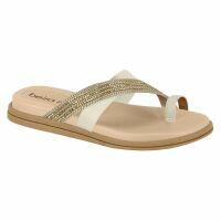 Tamanco Beira Rio 8513.125 (34-39) - Branco Off Dourado 106845