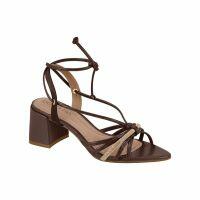 Sandália Beira Rio 8596.103 (34-39) - Chocolate/Bege 110540