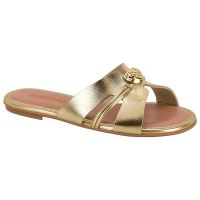 Tamanco Molekinha 2157.1207 (28-34) - Dourado 66