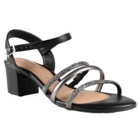 Sandália Beira Rio 8246.1198 (34-39) - Preto Hematite 107905 