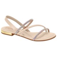 Sand&aacute;lia Beira Rio 8263.969 (34-39) - Aurora Boreal Creme 93915
