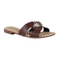 Tamanco Beira Rio 8519.118 (34-39) - Conhaque 101433 