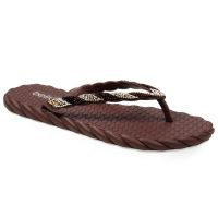 Chinelo Beira Rio 8557.109 (34-39) - Chocolate Creme Preto 106569