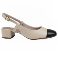 Sapato Beira Rio 4301.111 (34-39) - Creme Preto 85222