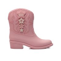 Bota Barbie Western 23227 (26-34) - Rosa Claro Bege Bm410 