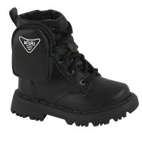 Bota Coturno Nilqi 1500.1 (28-34) - Preto 01 
