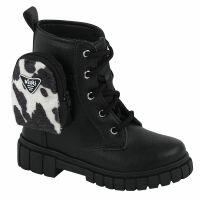 Bota Coturno Nilqi 1510.10.01 (28-34) - Preto