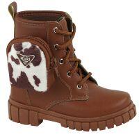 Bota Coturno Nilqi 1510.10.31 (28-34) - Caramelo