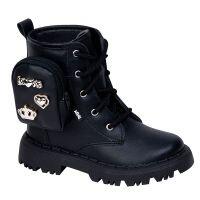 Bota Coturno Nilqi 1650.21.01 (28-34) - Preto 