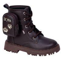 Bota Coturno Nilqi 190.14.60 (22-27) - Café