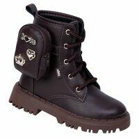 Bota Coturno Nilqi 1650.21.60 (28-34) - Café