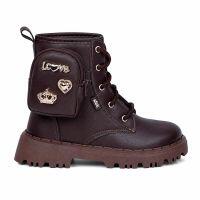 Bota Coturno Nilqi 1650.21.60 (28-34) - Café