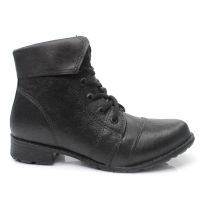 Bota Sabrina KC060 (34-39) - Preto Liso Curto 001 