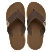 Chinelo Cartago Milão Plus 12598 (37-44) - Bege Marrom Bu862