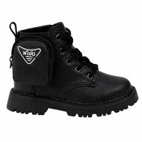Bota Coturno Nilqi 1500.1 (28-34) - Preto 01 