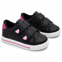 Tênis Linda Ju 2023392 (20-27) - Preto/Pink 040