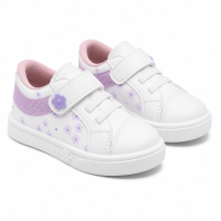 Tênis Linda Ju 202607 (20-27) - Branco/Lilas 163