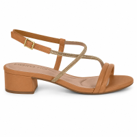Sandália Beira Rio 8345.654 (34-39) - Bege Golden Shadow Camel 103627