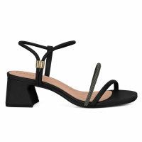 Sandália Beira Rio 8585.101 (34-39) - Preto Hematite 103698