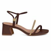 Sandália Beira Rio 8585.101 (34-39) - Chocolate/Bege 110540