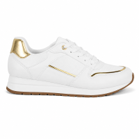 Tênis Beira Rio 4339.103 (34-39) - Branco/Dourado 17165