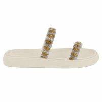Tamanco Moleca 5469.342 (34-39) - Bronze/Branco Off 105561