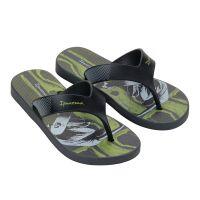 Chinelo Ipanema Deck City 27114 (23-32) - Preto Verde BM897 