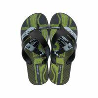 Chinelo Ipanema Deck City 27114 (23-32) - Preto Verde BM897 