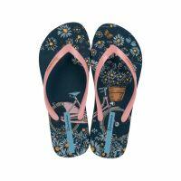 Chinelo Ipanema Mari Bloom 27454 (33-40) - Preto Rosa Bs004 