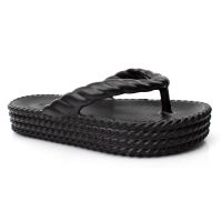 Chinelo Mikelly Nuvem Trançado 320 (33-40) - Preto 090