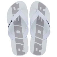 Chinelo Rider Feel 12303 (37-44) - Branco Branco Cinza Bv627 