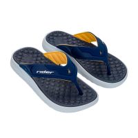 Chinelo Rider R Soft Plus 12528 (37/44) - Branco/Azul/Amarelo Bq323