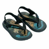 Chinelo Rider R1 Iii Baby 12295 (19-25) - Cinza Preto Azul Bt935 